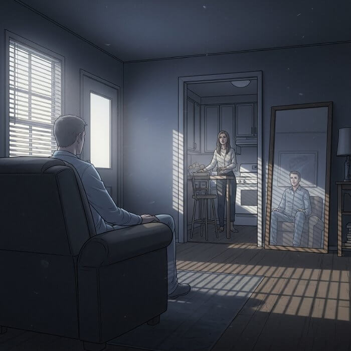 The Quiet Place He Kept - Psychological Night Shift Story Cover Art